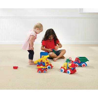 Lastbil med skopa - Blå - Maxi - Viking Toys - 14 cm