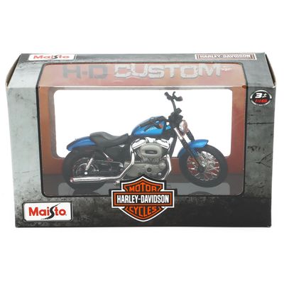 2012 XL 1200N Nightster - Harley - Blå - Maisto - 1:18