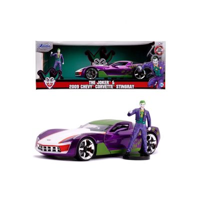 The Joker & 2009 Chevy Corvette Stingray - Jada Toys - 1:24