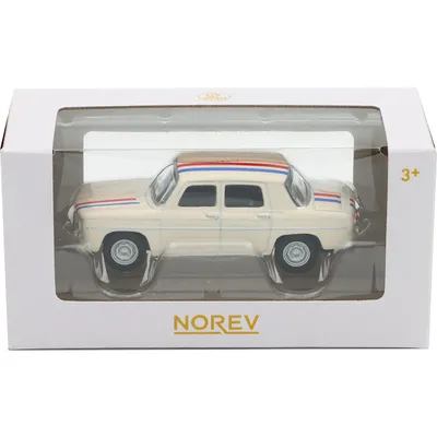 Renault 8 Gordini - 1968 - Gräddvit - Norev - 1:64