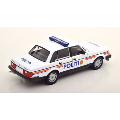 Volvo 240 GL polisbil - Norge - Welly 1:24