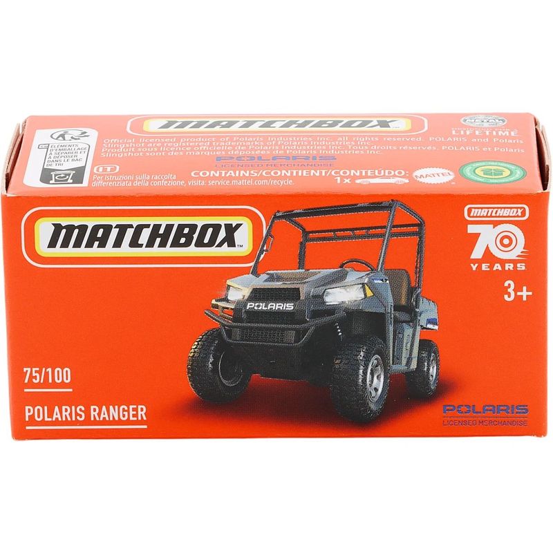 Polaris Ranger - Svart - Power Grab - Matchbox