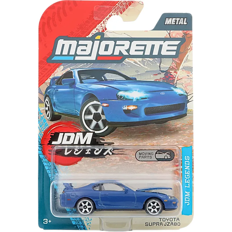 Toyota Supra JZA80 - Blå - JDM Legends - Majorette - 7 cm