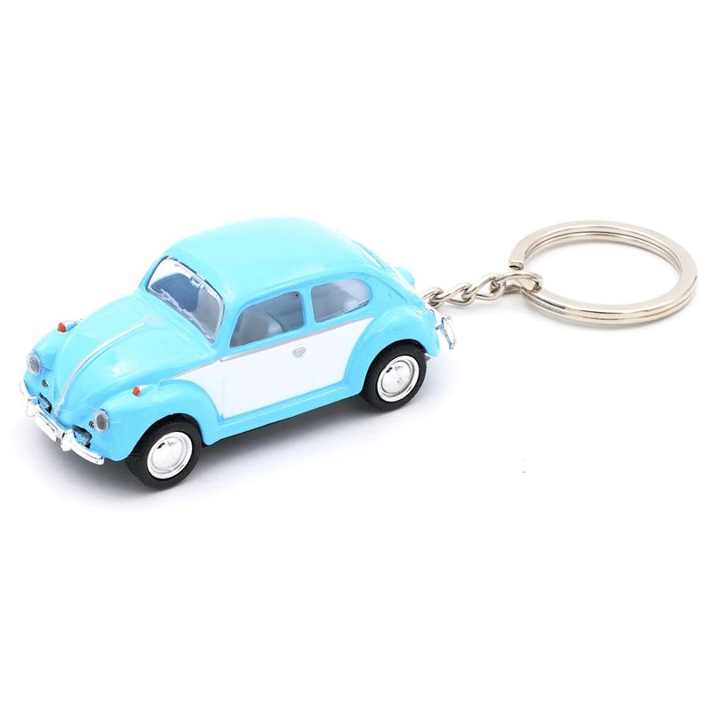 1962 Volkswagen Beetle - Nyckelring - Blå - Kinsmart - 6 cm