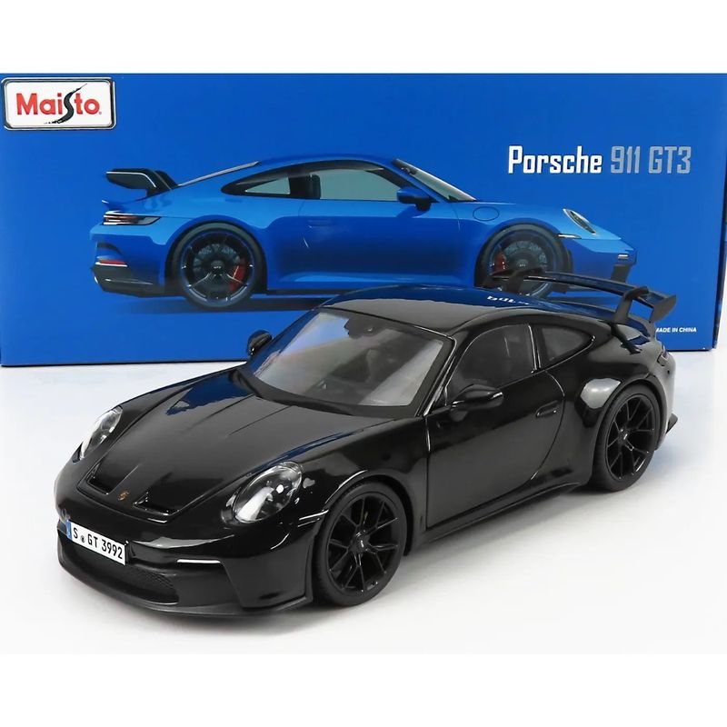 Porsche 911 GT3 - 2022 - Svart - Maisto - 1:18