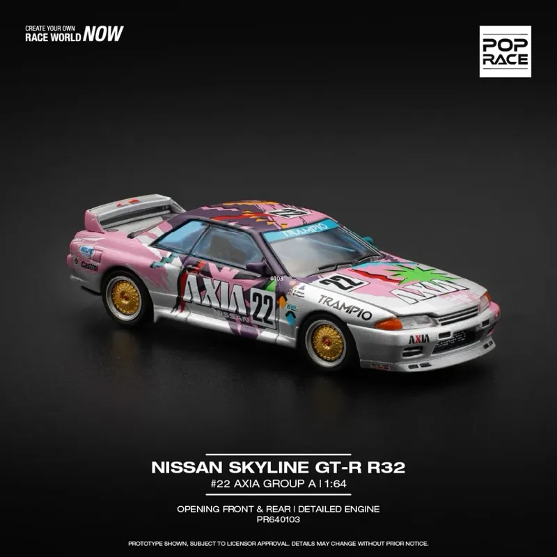 Nissan Skyline GT-R R32 #22 Axia Group A - 103 - Pop Race - 1:64