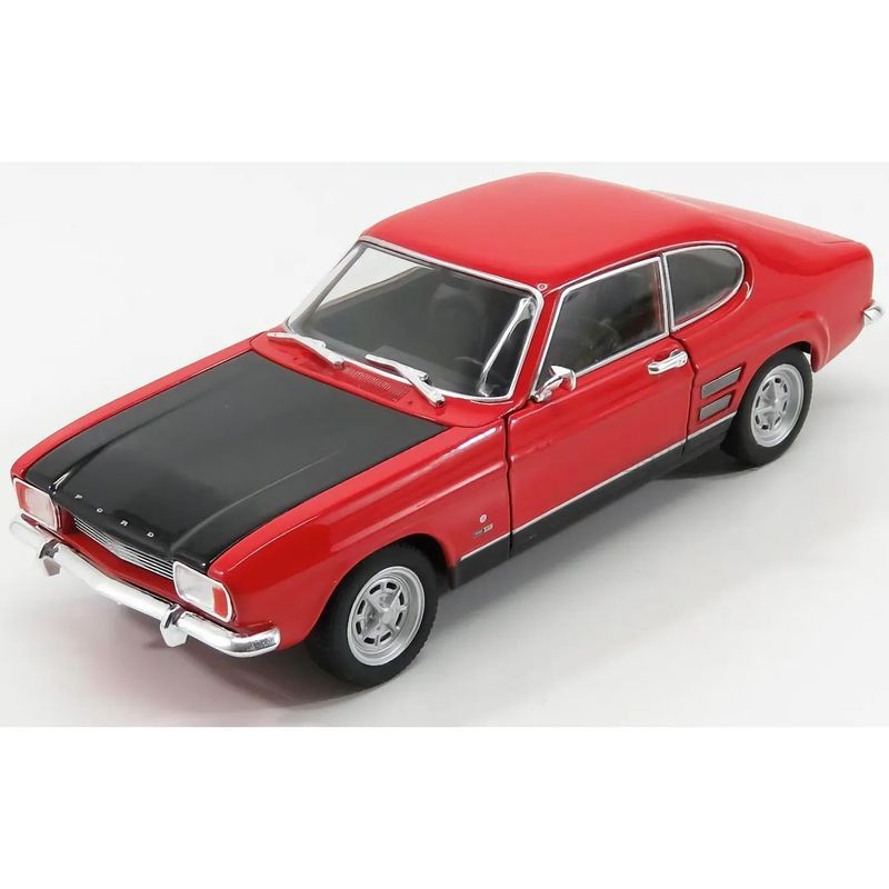 1969 Ford Capri - Röd med svart huv - Welly - 1:24