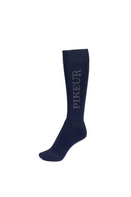 Pikeur ullstrumpa med bling navy