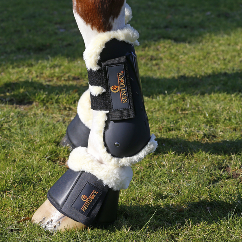 Kentucky Horsewear Senskydd Sheepskin Air tendon boots