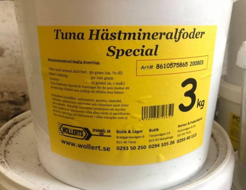 Tuna hästmineral special 3 kg