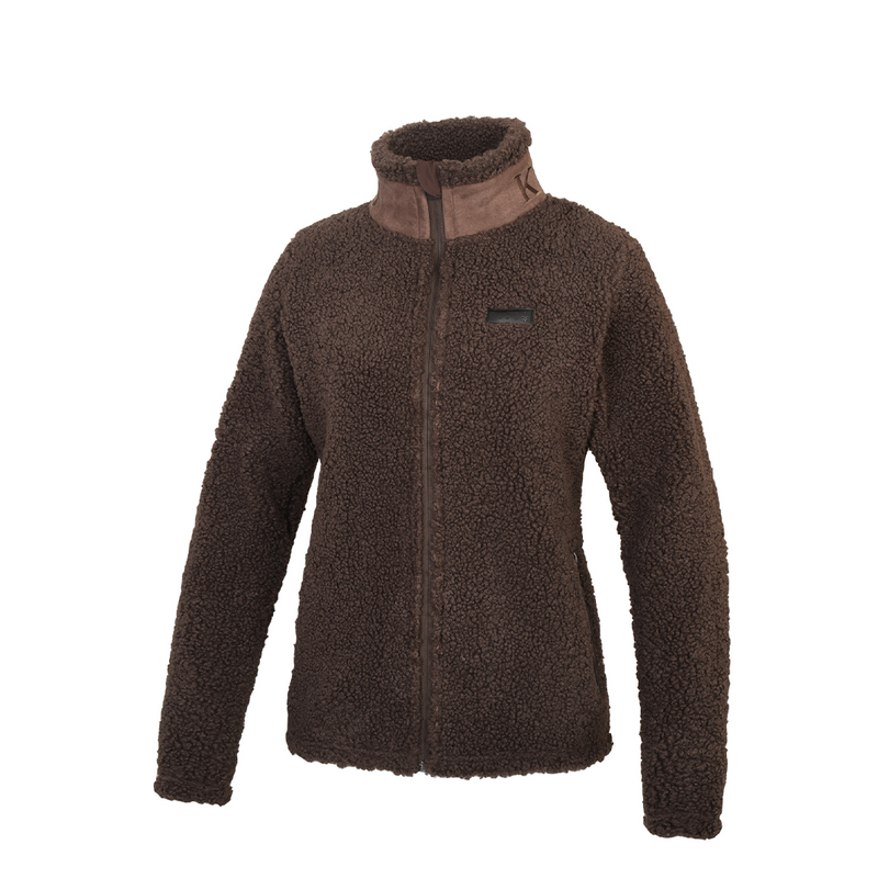 Kingsland KLadria Shepherd Fleece jacket brun