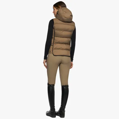 Cavalleria Toscana Nylon Quilted Hooded Puffer Vest