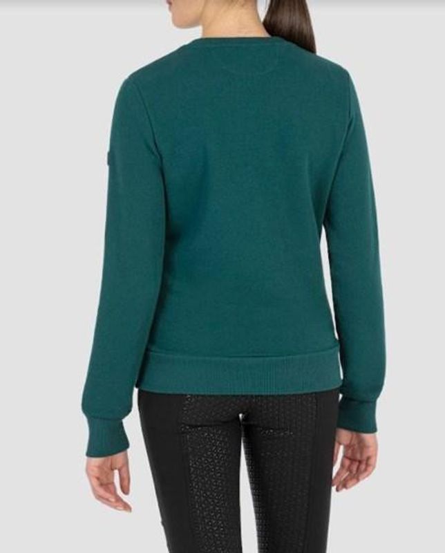 Equiline sweatshirt Graneg bootle green