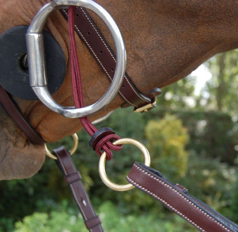 Gagstraps m avtagbar ring