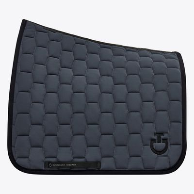 Cavalleria Toscana Geometric quilted dressyrschabrak antrazitgrå