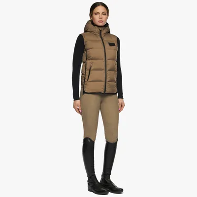 Cavalleria Toscana Nylon Quilted Hooded Puffer Vest