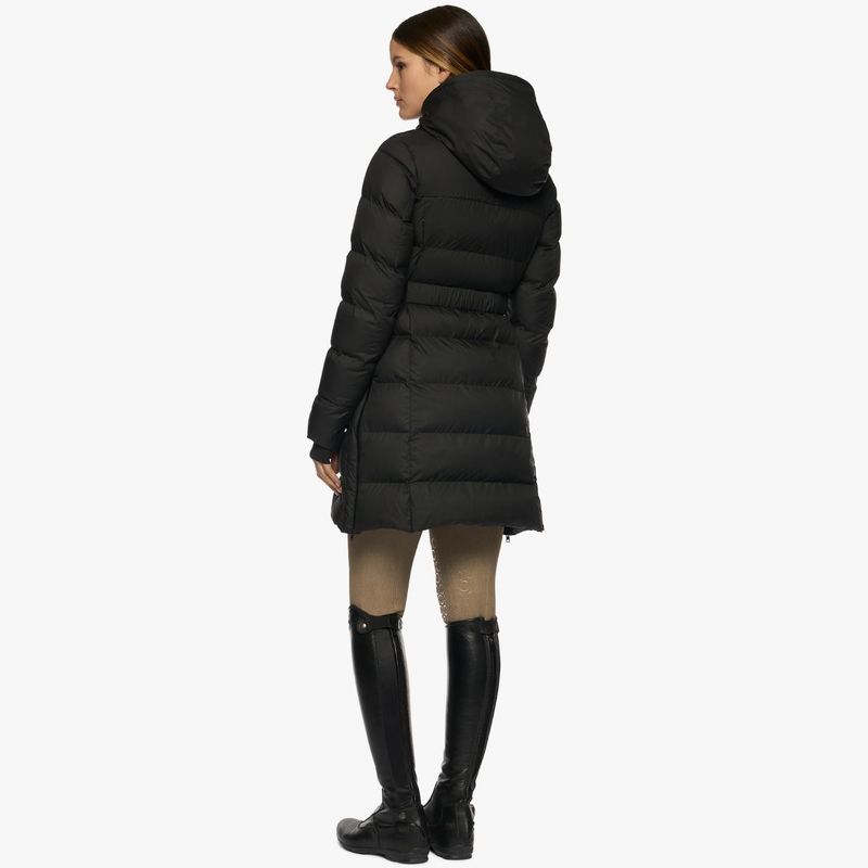 Cavalleria Toscana Belted quilted nylon hooded coat