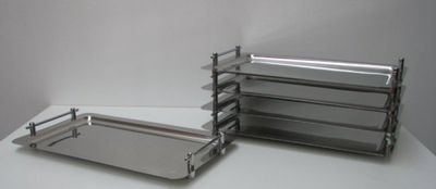 Rostfri bricka - Stapelbar