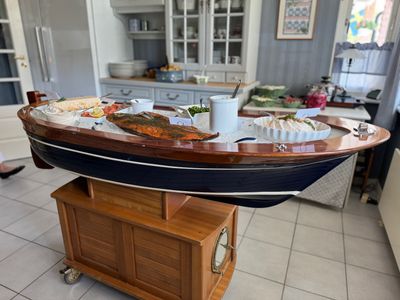 Serveringsbåt för mat eller dryck