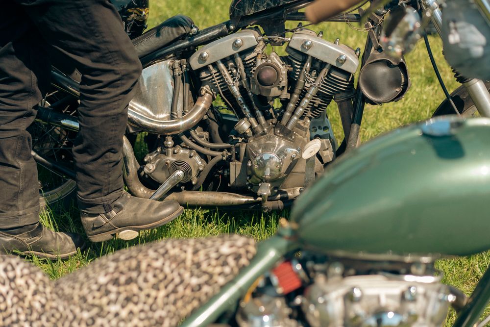 Motorcykel från Blixt & Dunder