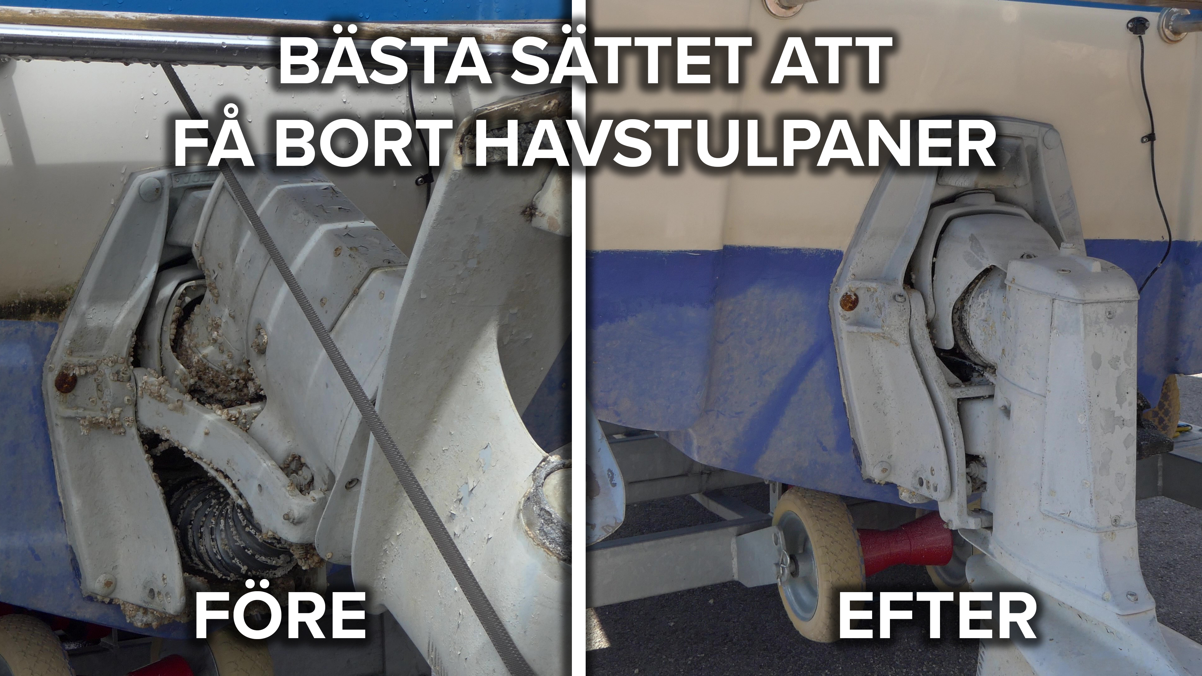 Bästa sättet att få bort havstulpaner