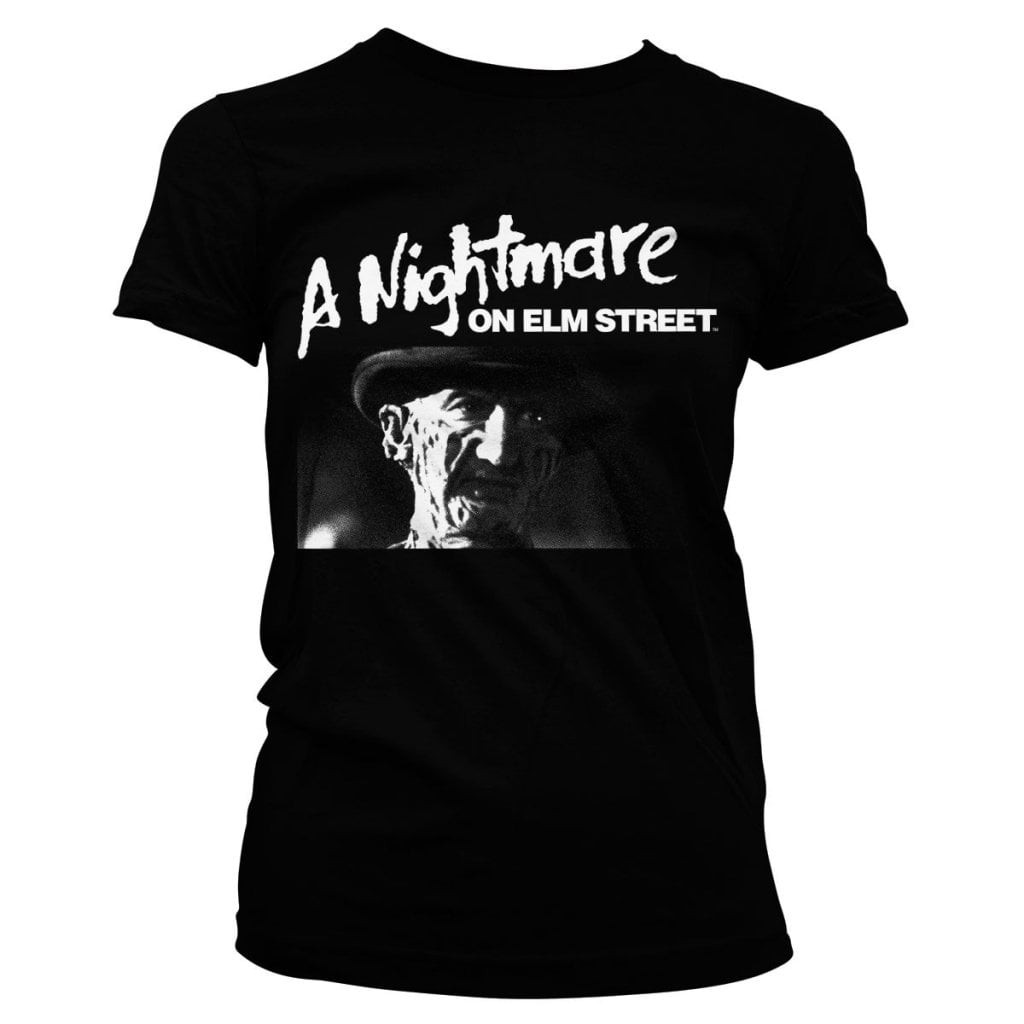 A Nightmare On Elm Street Girly Tee (Black M)