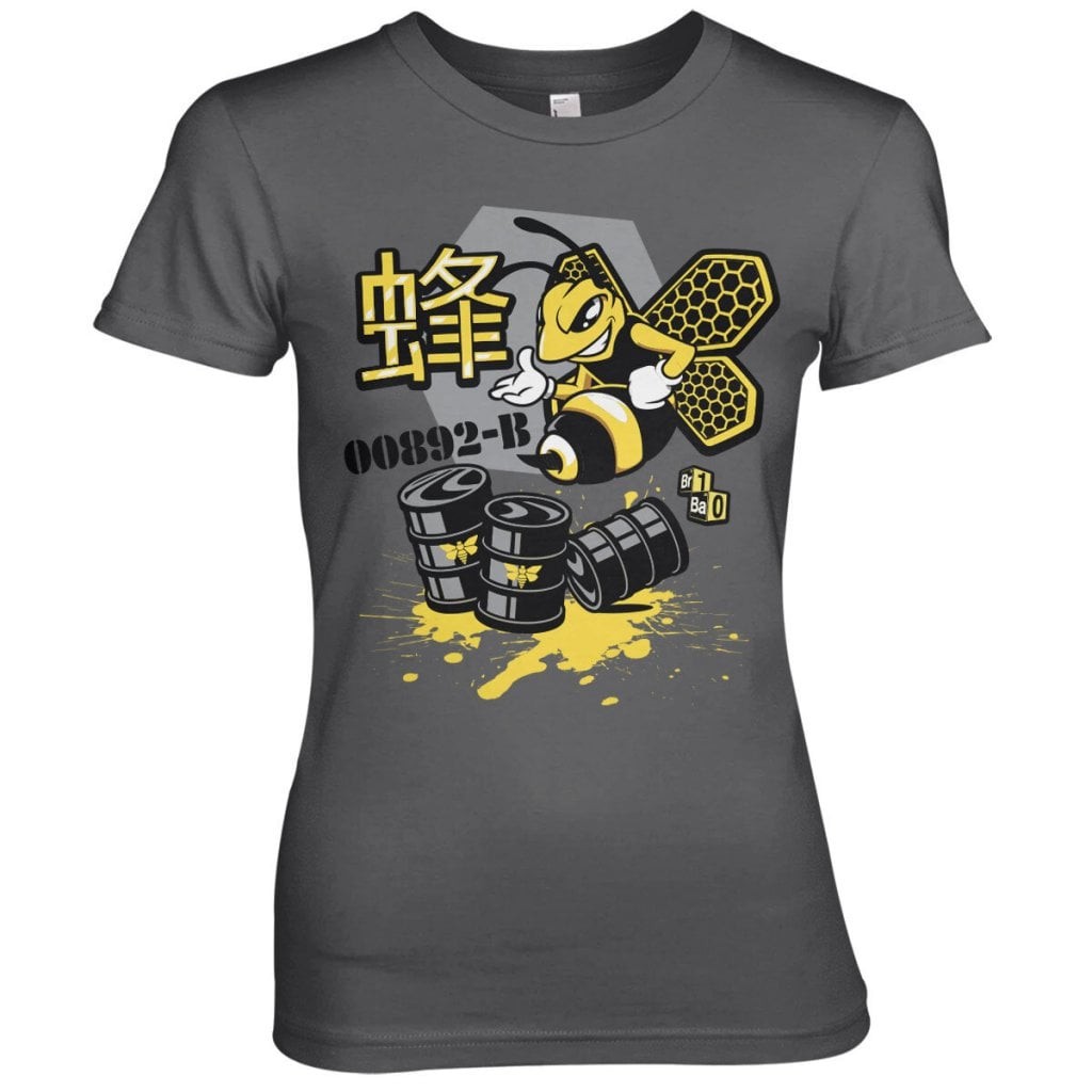 Breaking Bad Meth Bee 00892-B Girly Tee (DarkGrey L)
