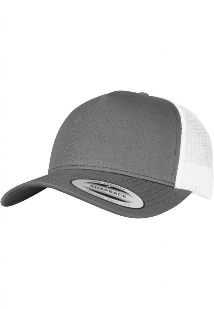 5-Panel Retro Trucker 2-Tone Cap (one size cha/wht)