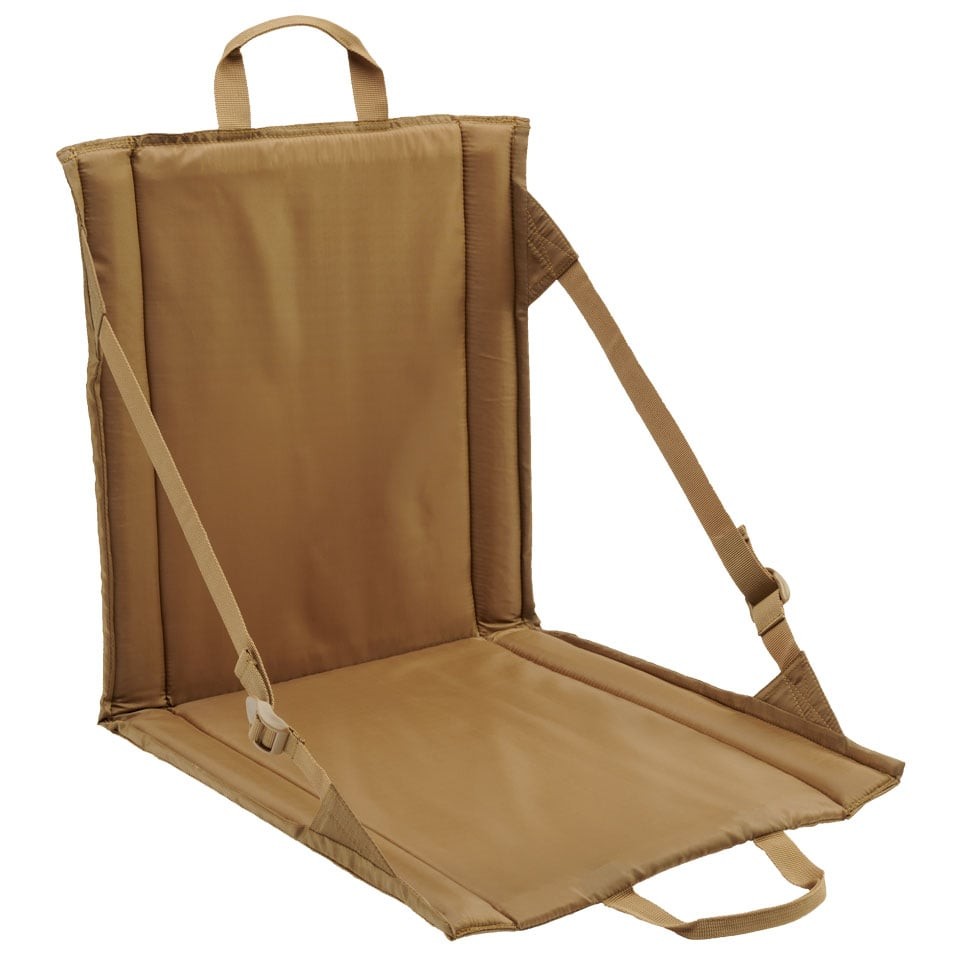 Sittunderlag med ryggstöd (camel)