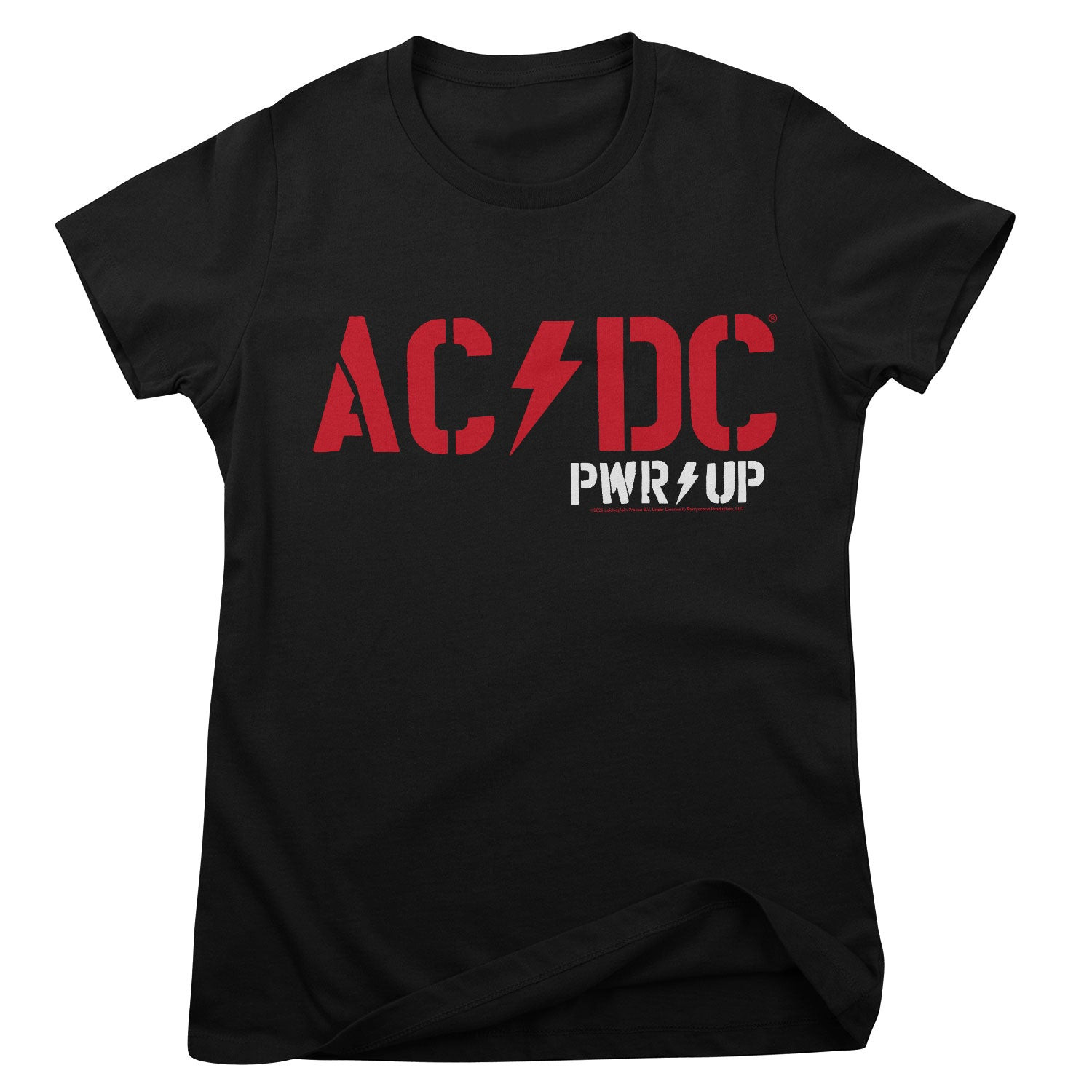 AC/DC - PWR-UP Girly Tee (L Black)