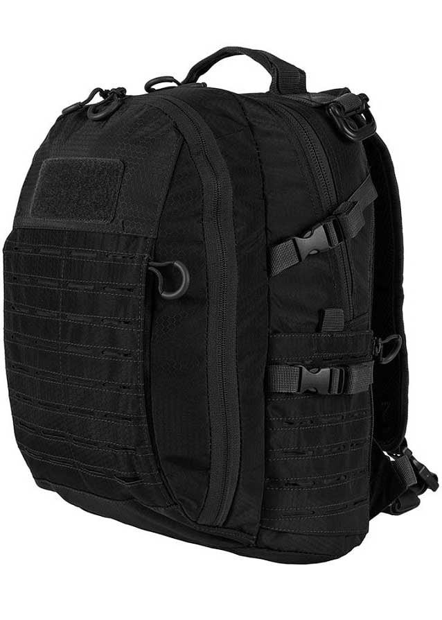 Ryggsäck i nylon - Hexagon (Black)