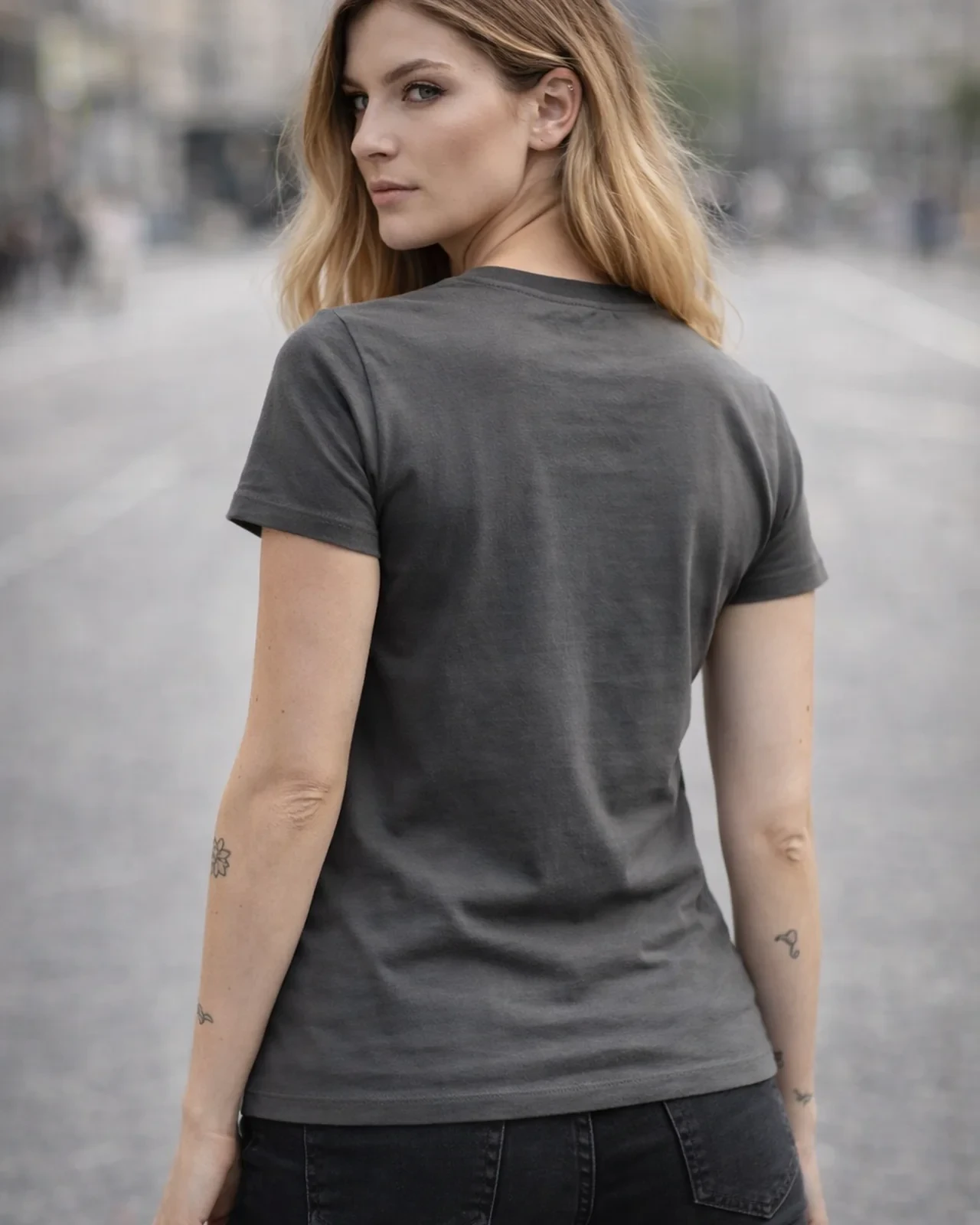 Volbeat Eagle Girly Tee (DarkGrey L)