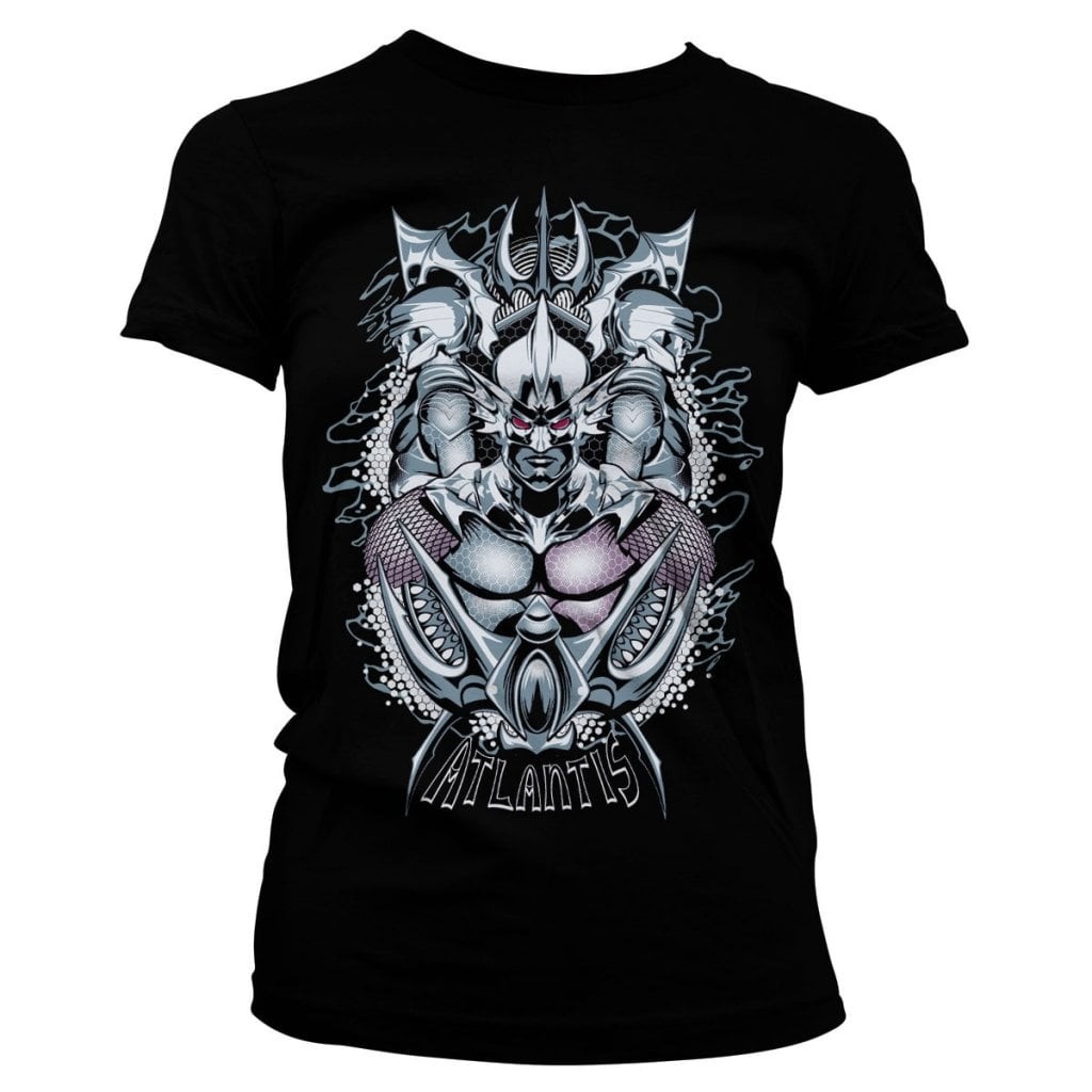 Aquaman - Atlantis Girly Tee (Black L)