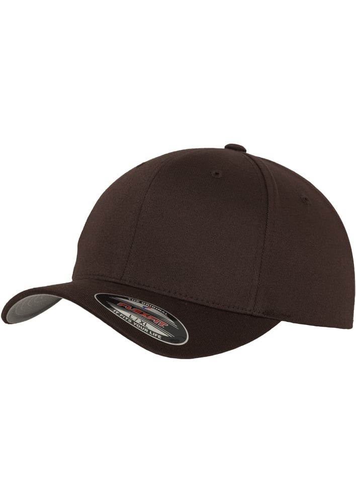 Brun flexfit keps 5 panel (Barn brown)