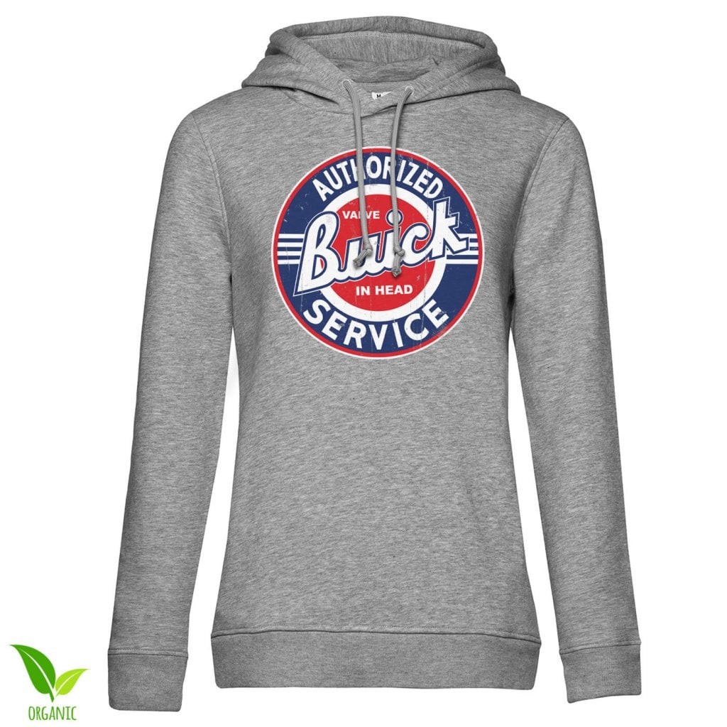 Buick Service Logo Girls Hoodie (HeatherGrey L)