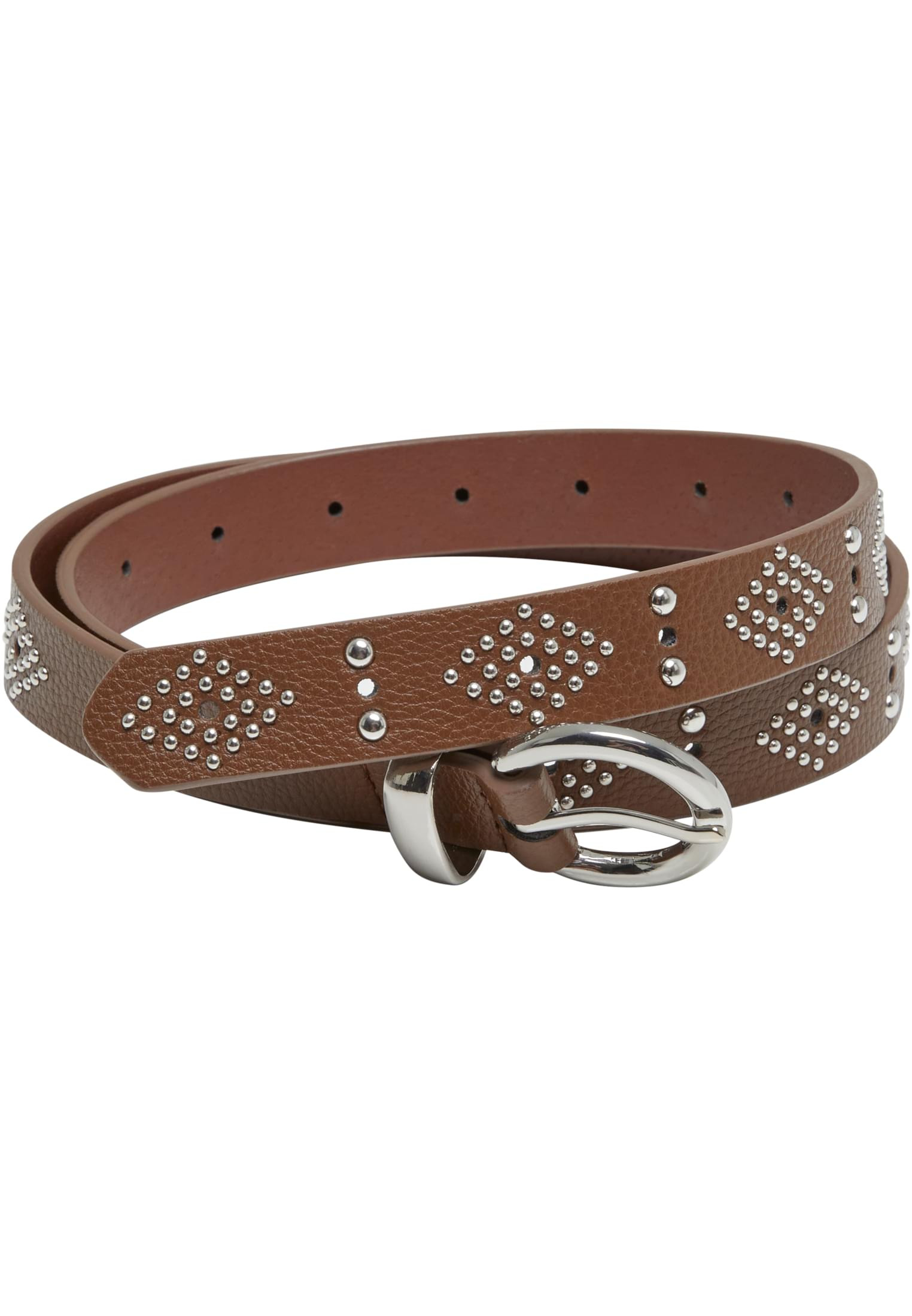 Ladies Rivet Belt (L/XL brown)