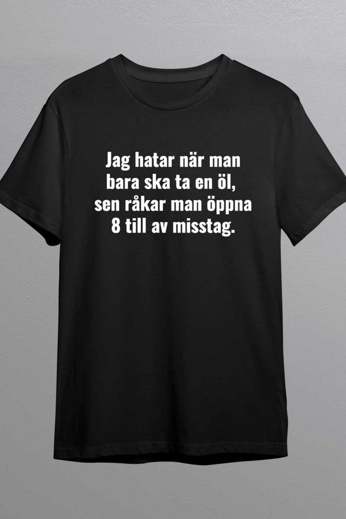 En öl - T-shirt (Dam XXL)