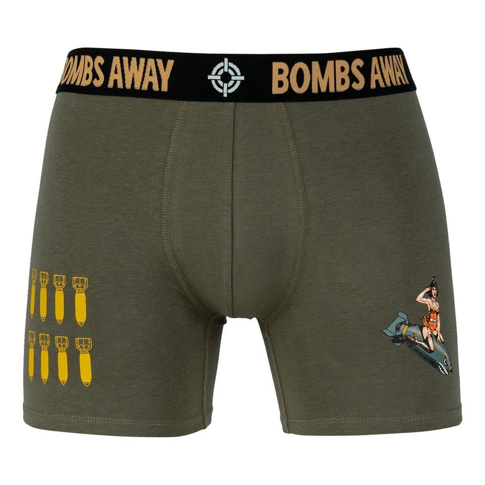 Boxershort Bombs Away (Green M)
