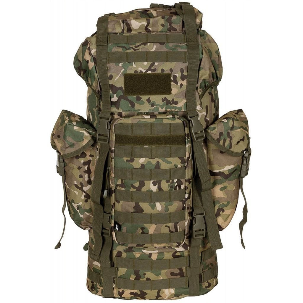 Vandringsryggsäck BW combat med MOLLE - camo (OP-camo)
