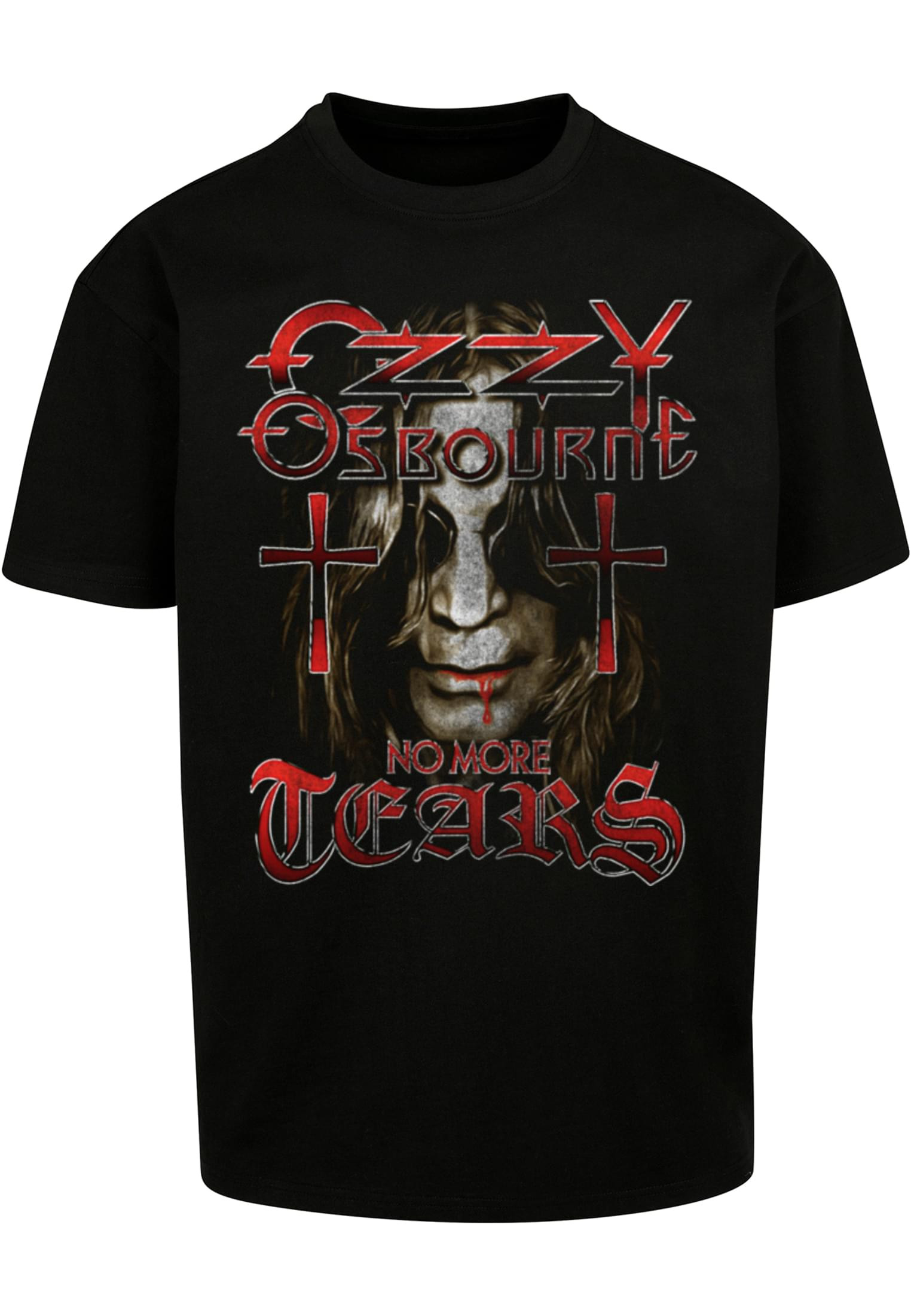 T-shirt för herr med ozzy Osbourne, no more– svart (XS svart)