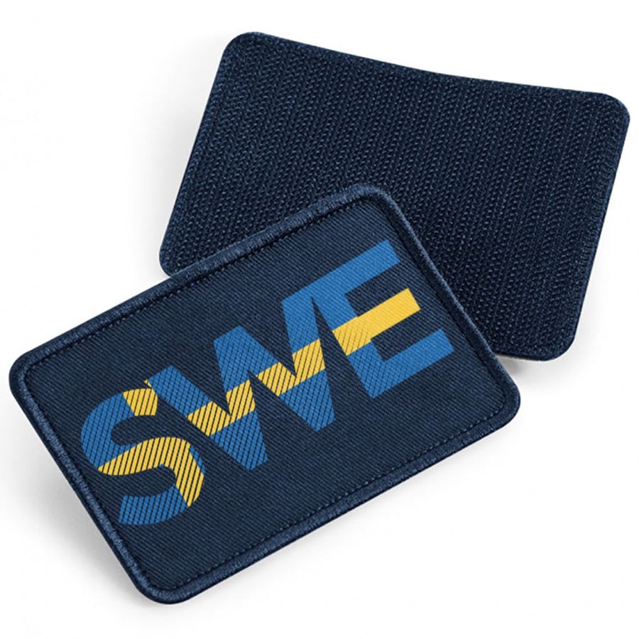 SWE - tygpatch med kardborre (French navy Onesize)