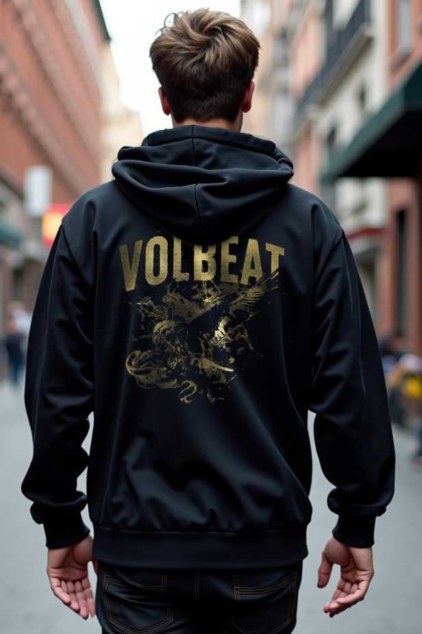 Volbeat Eagle Hoodie (Black L)