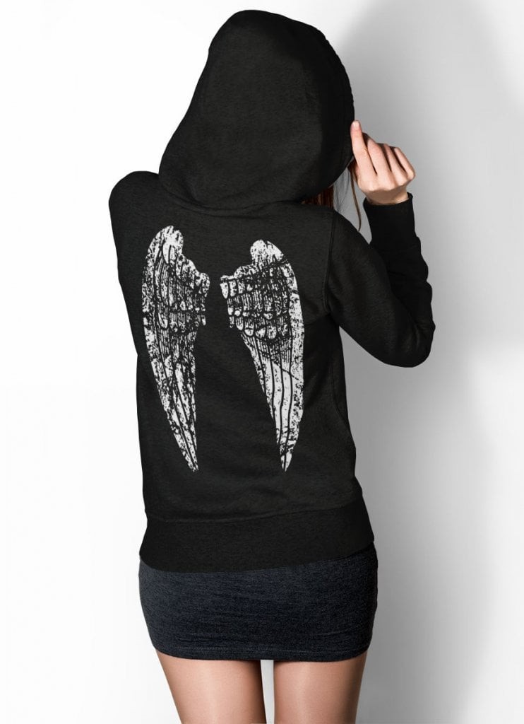 Angel wings ziphoodie (3XL)