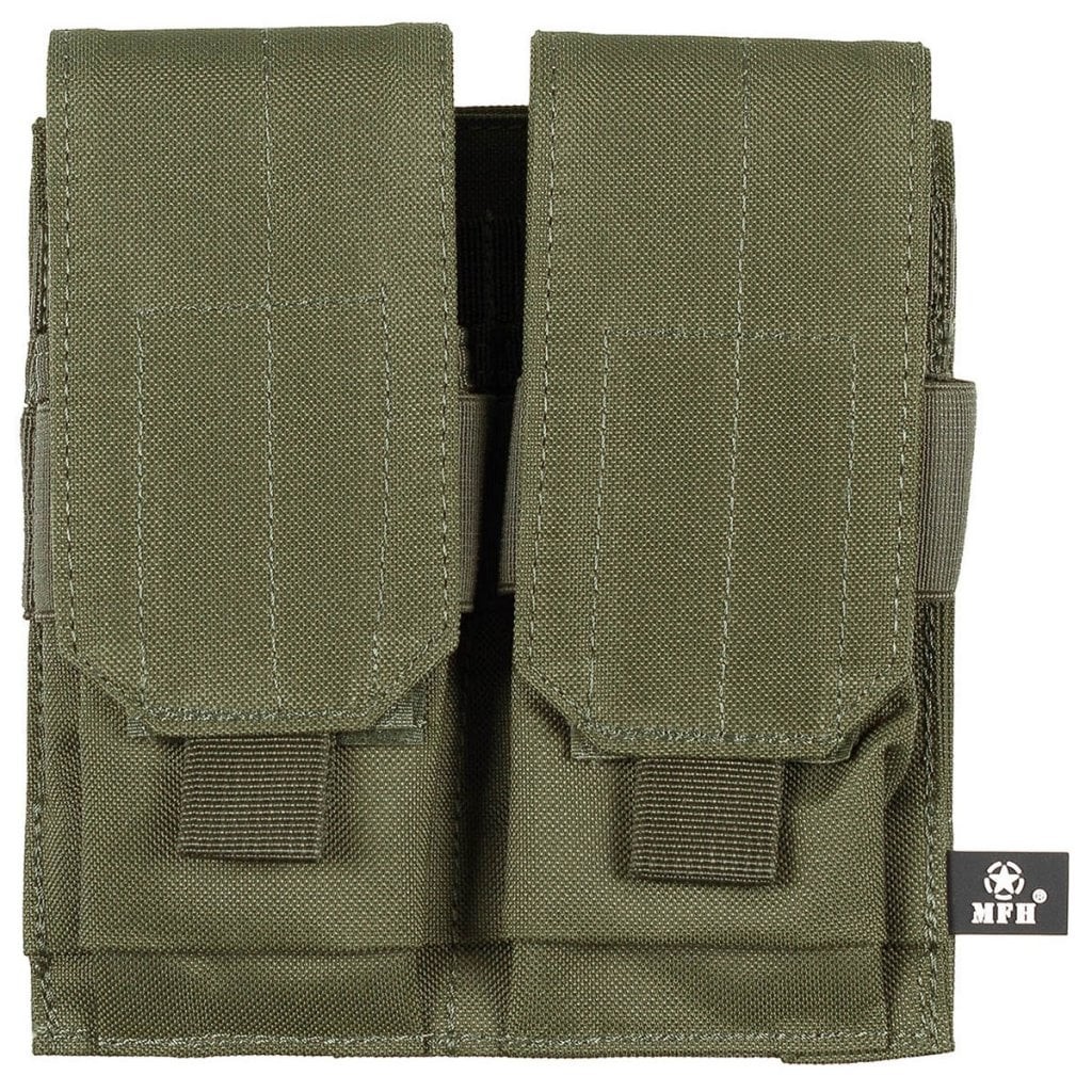 Dubbel ammunitionsmodul MOLLE (OD green)