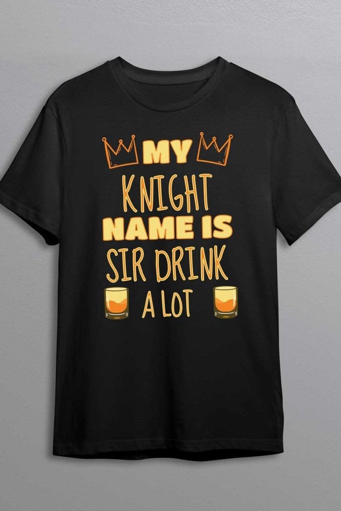 Sir Drink A Lot T-shirt (Dam XL)
