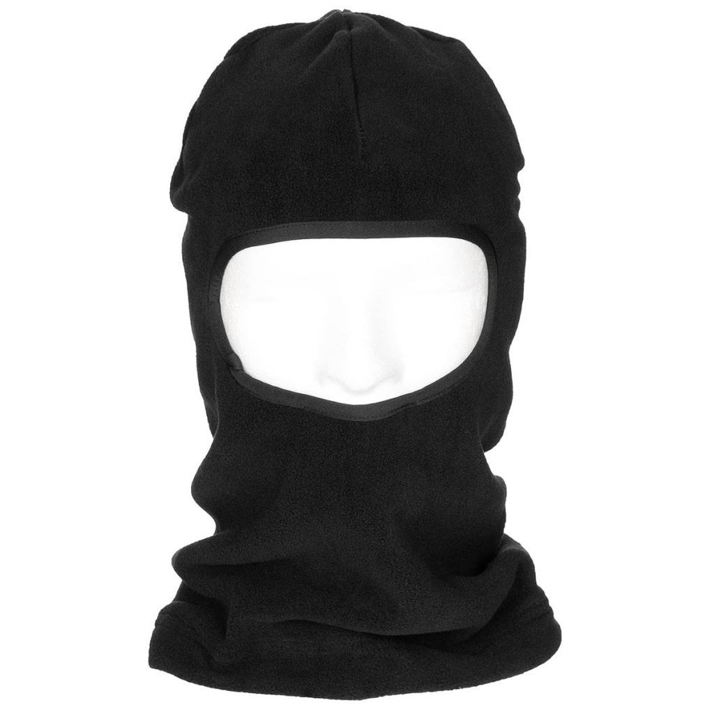 Balaklava i fleece (Black)