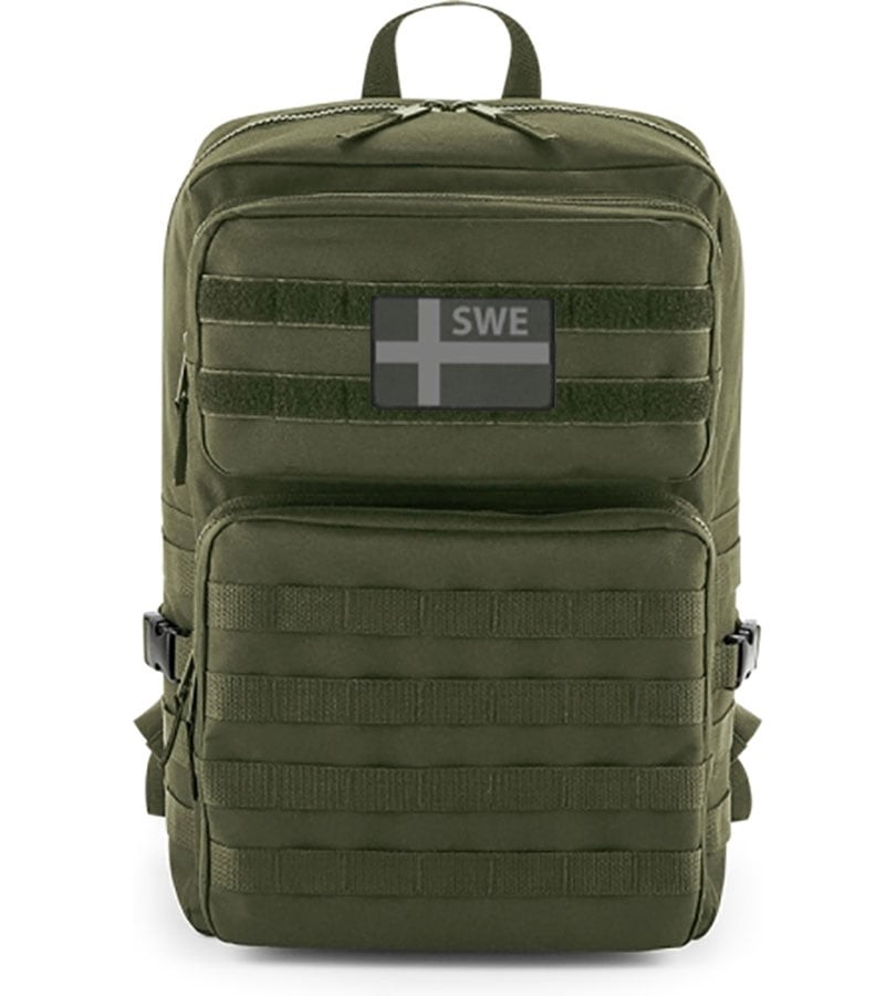 Swe Backpack MOLLE backpack - SWE gray flag patch