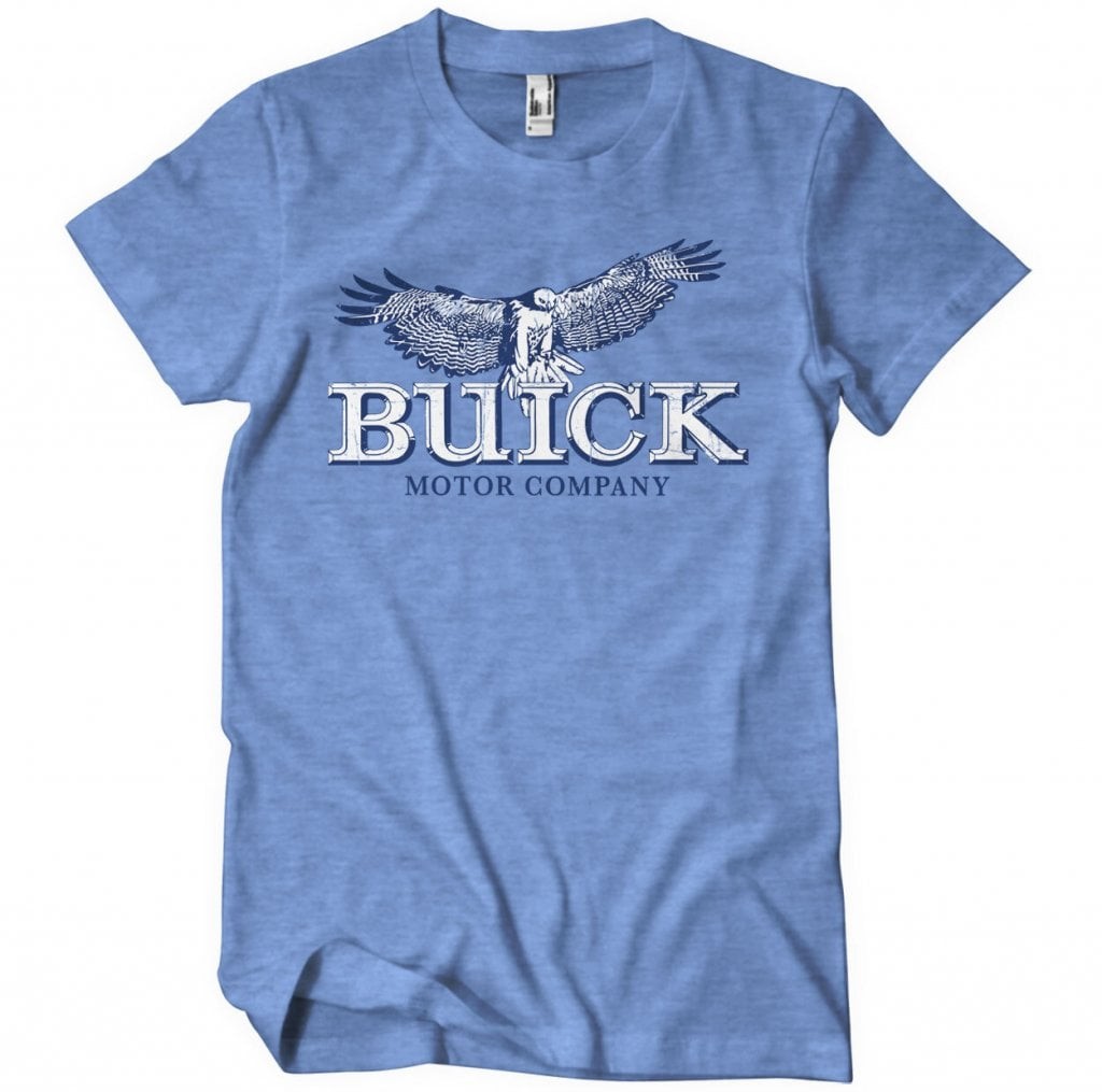 Buick Hawk Logo T-Shirt (BlueHeather L)