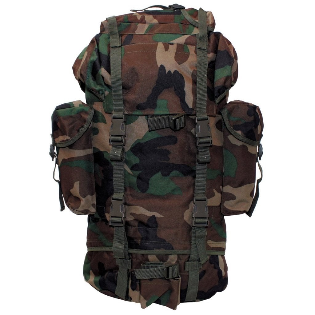 BW combat ryggsäck 65 liter kamouflage (Woodland)