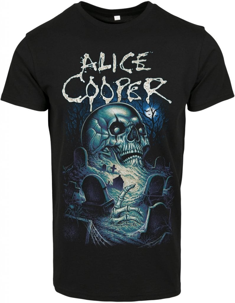 Alice Cooper Graveyard Blue T-shirt (black XS)